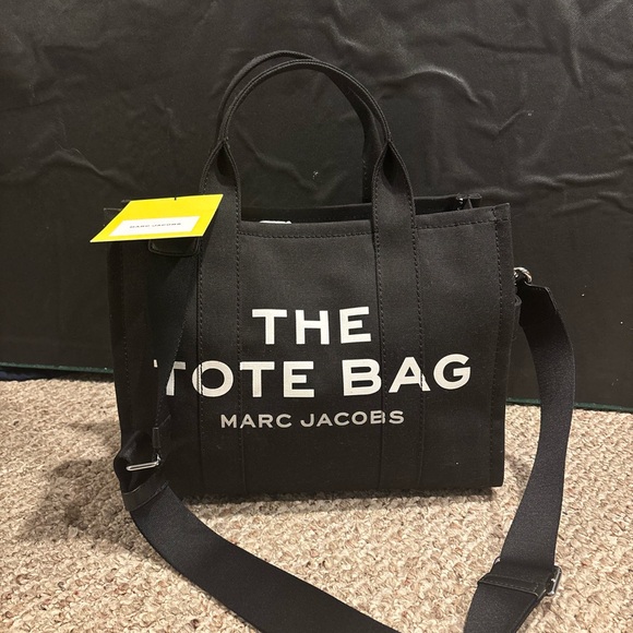 Marc Jacobs Black Tote Bag with Strap